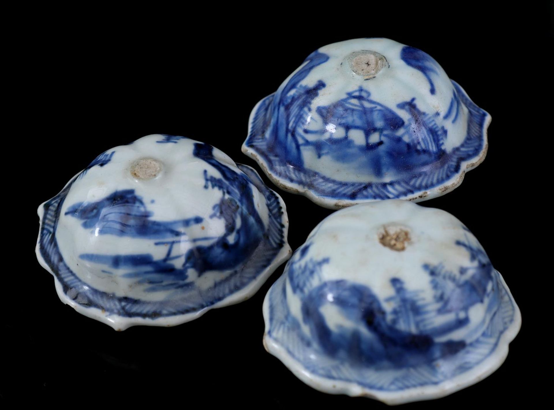 5-piece porcelain, Kangxi - Image 5 of 5