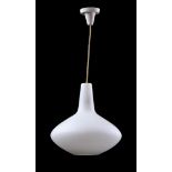 Opaline hanging lamp