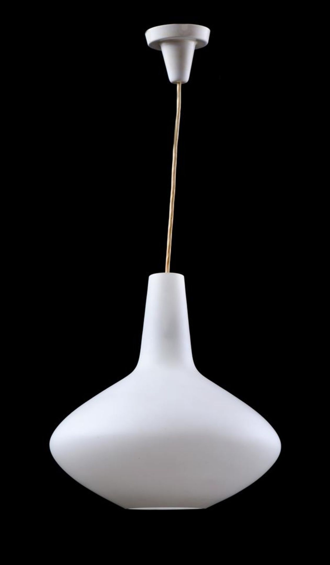 Opaline hanging lamp