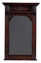 Mirror in oak frame