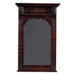 Mirror in oak frame