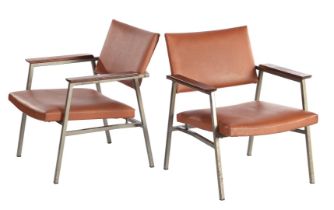 Metal armchairs