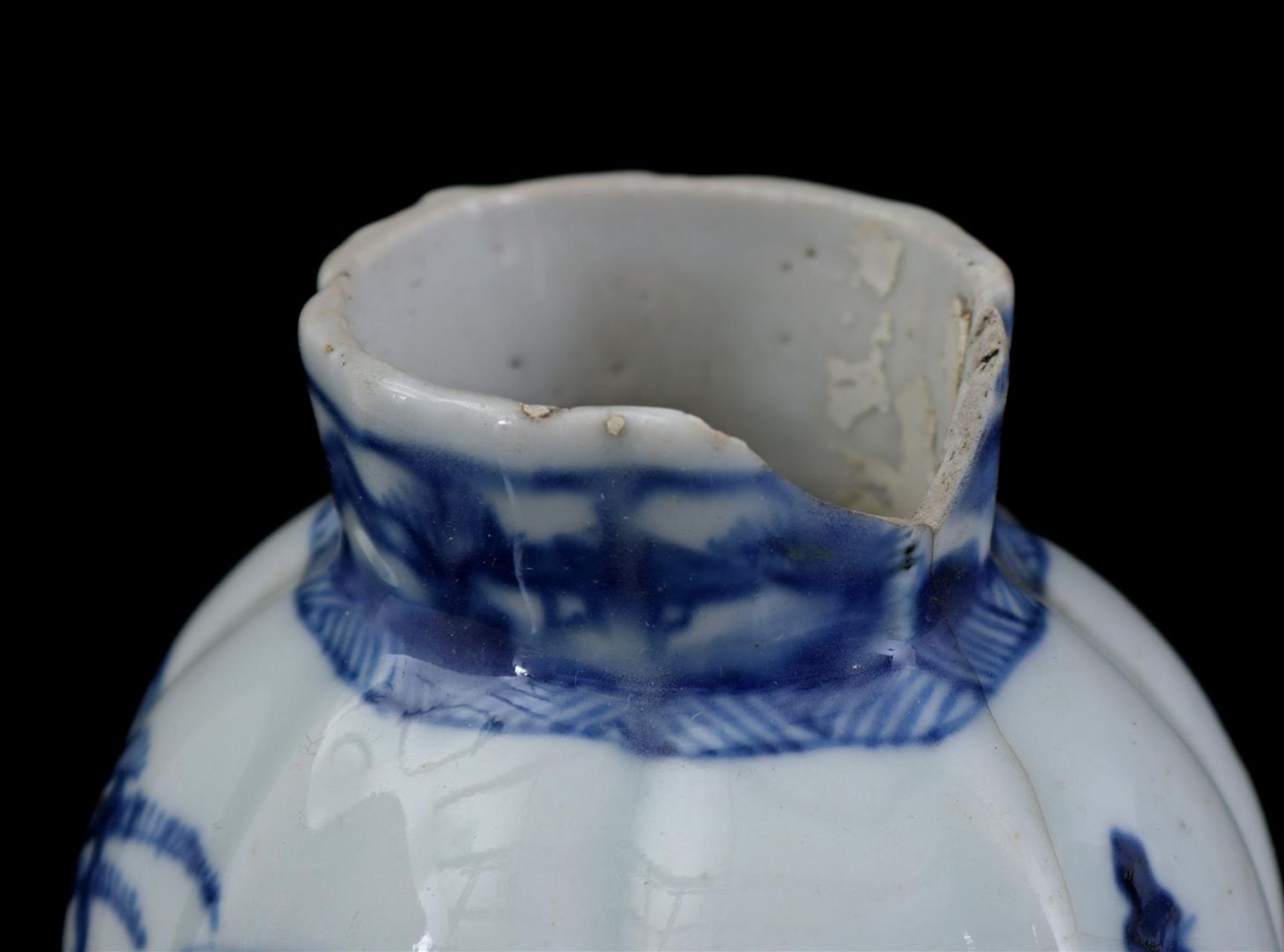 5-piece porcelain, Kangxi - Image 4 of 5