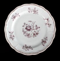Porcelain Lowestoft bowl, Qianlong