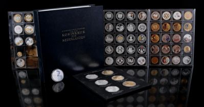 Collection Dutch roalty commemorative tokens