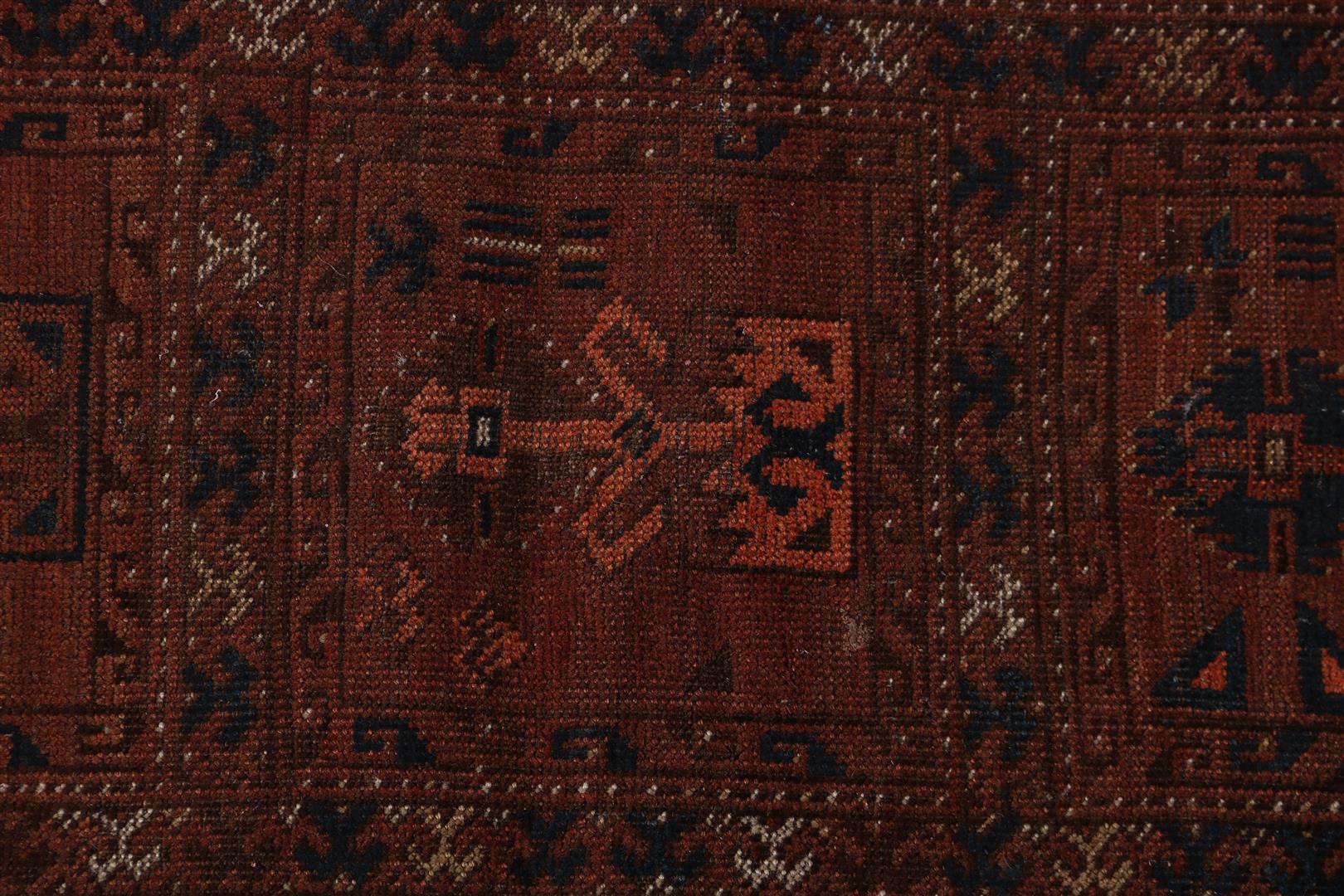 Hand-knotted oriental carpet, Afghan - Image 2 of 4