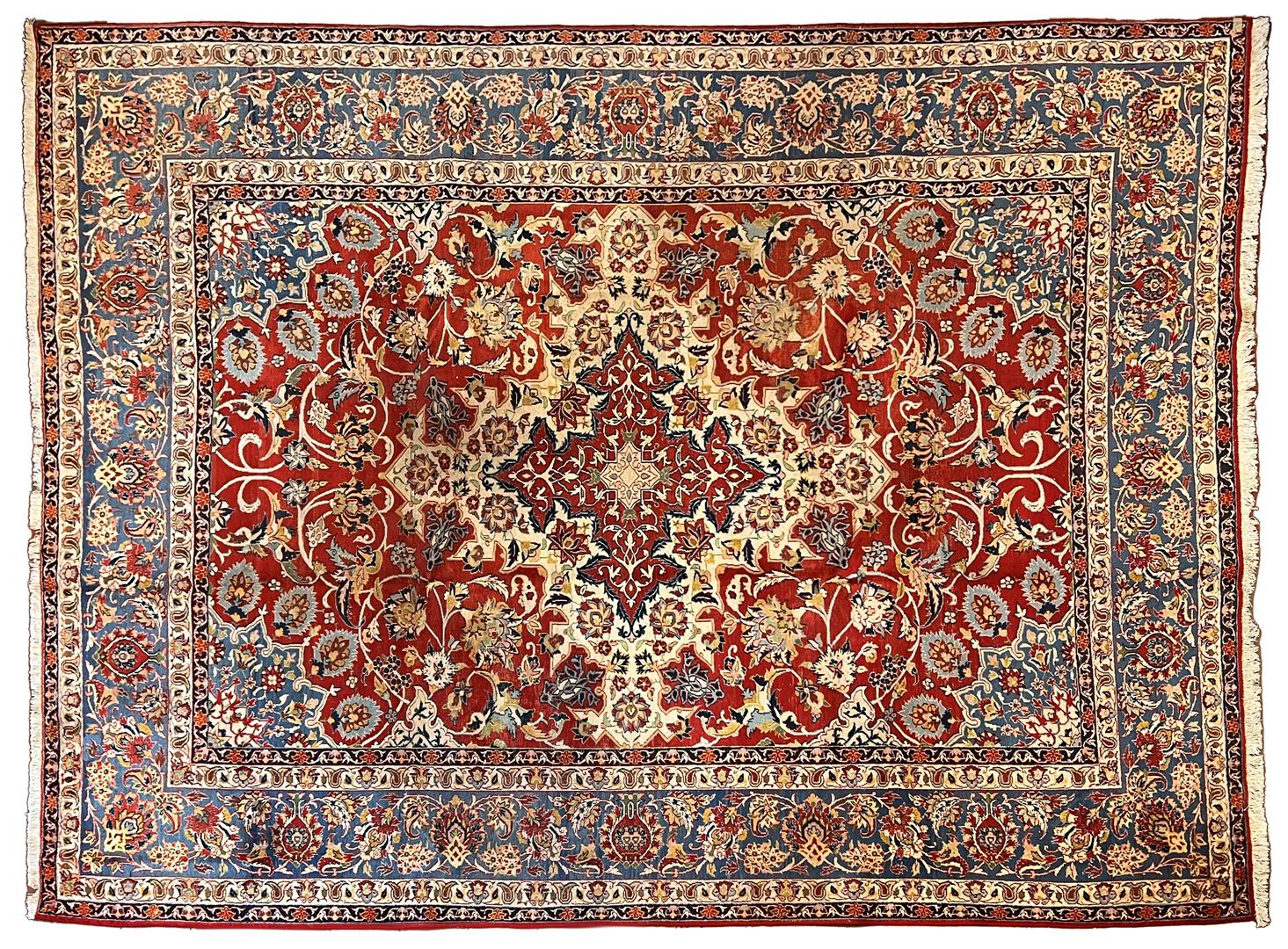 Hand-knotted oriental carpet