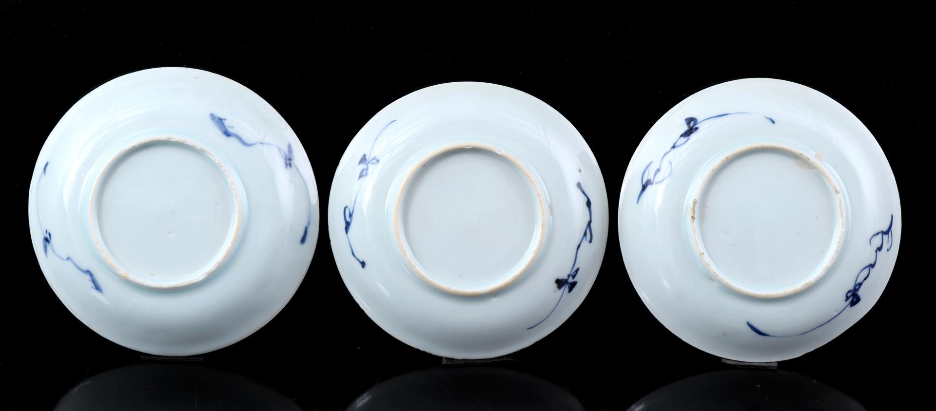 3 porcelain cups and saucers, Yongzheng - Bild 3 aus 6