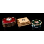 3 jewelry boxes