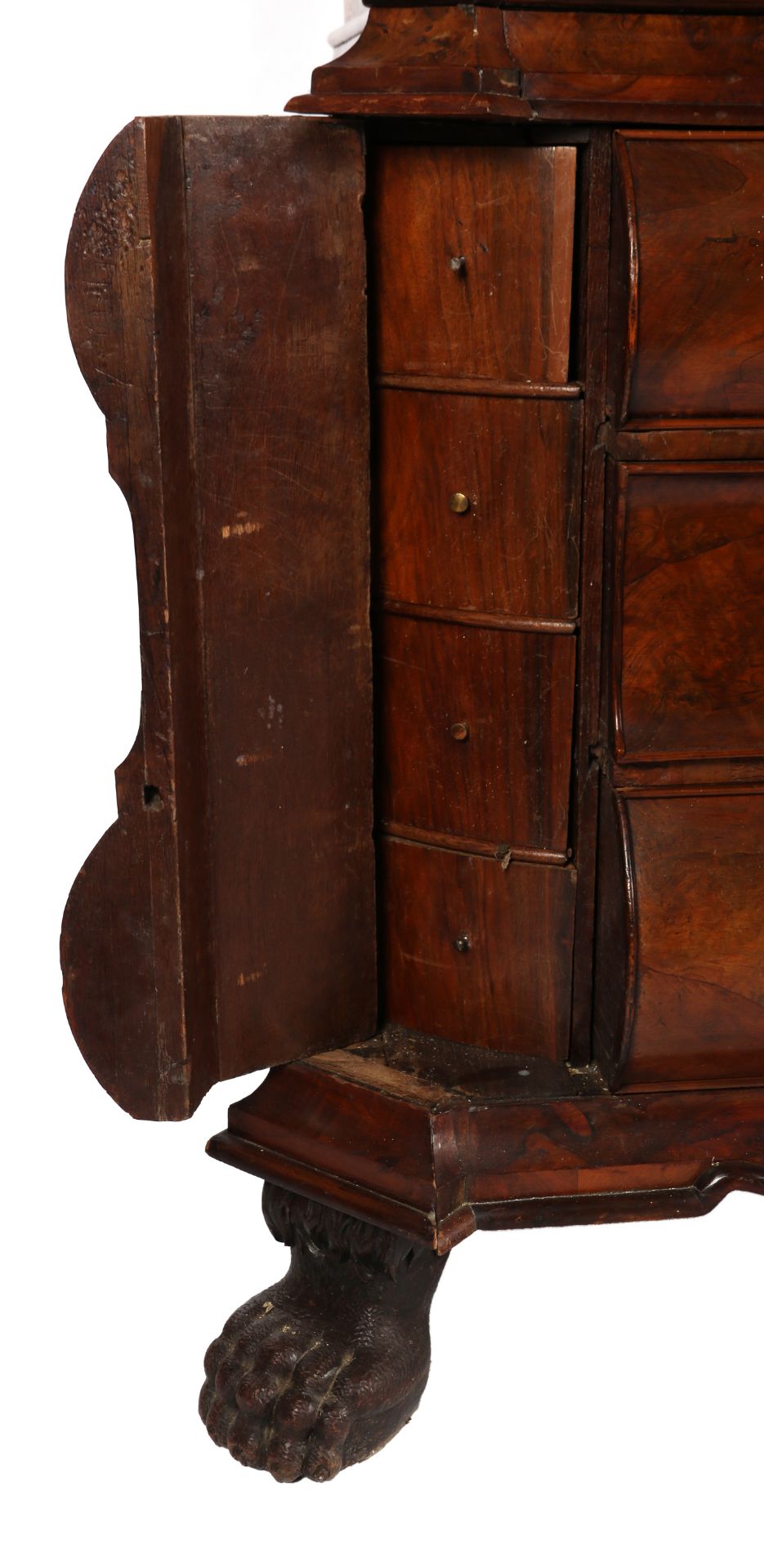 Burr walnut veneer on oak cabinet - Bild 3 aus 3