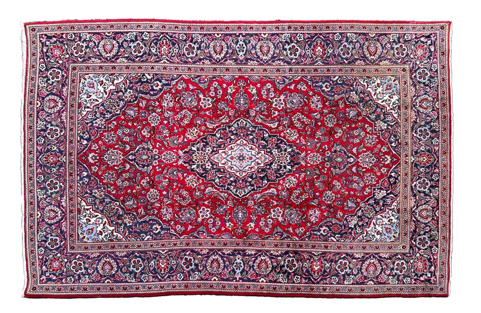 Hand-knotted wool carpet, Keshan