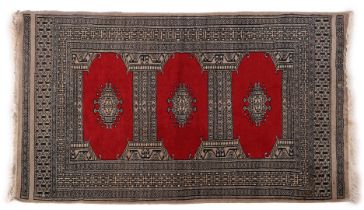 Hand-knotted oriental carpet, Lahore Pakistan