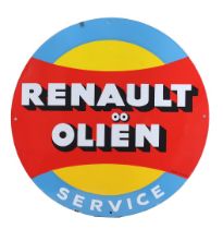 Wall sign Renault Oliën