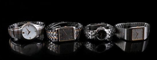 4 Seiko wristwatches