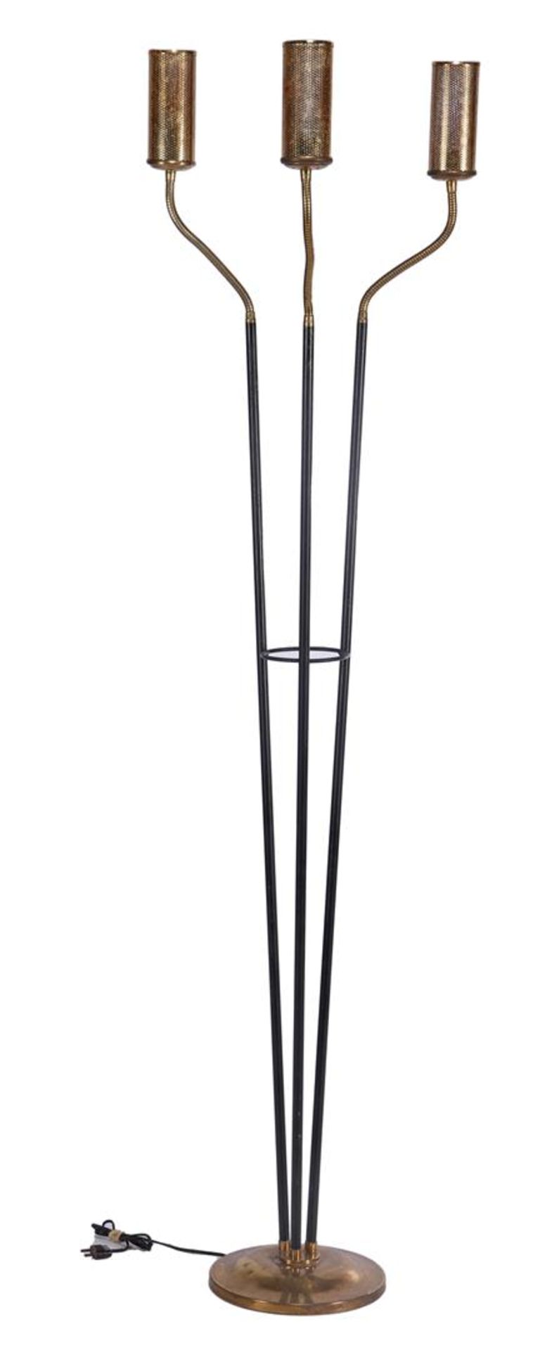 3-light floor lamp