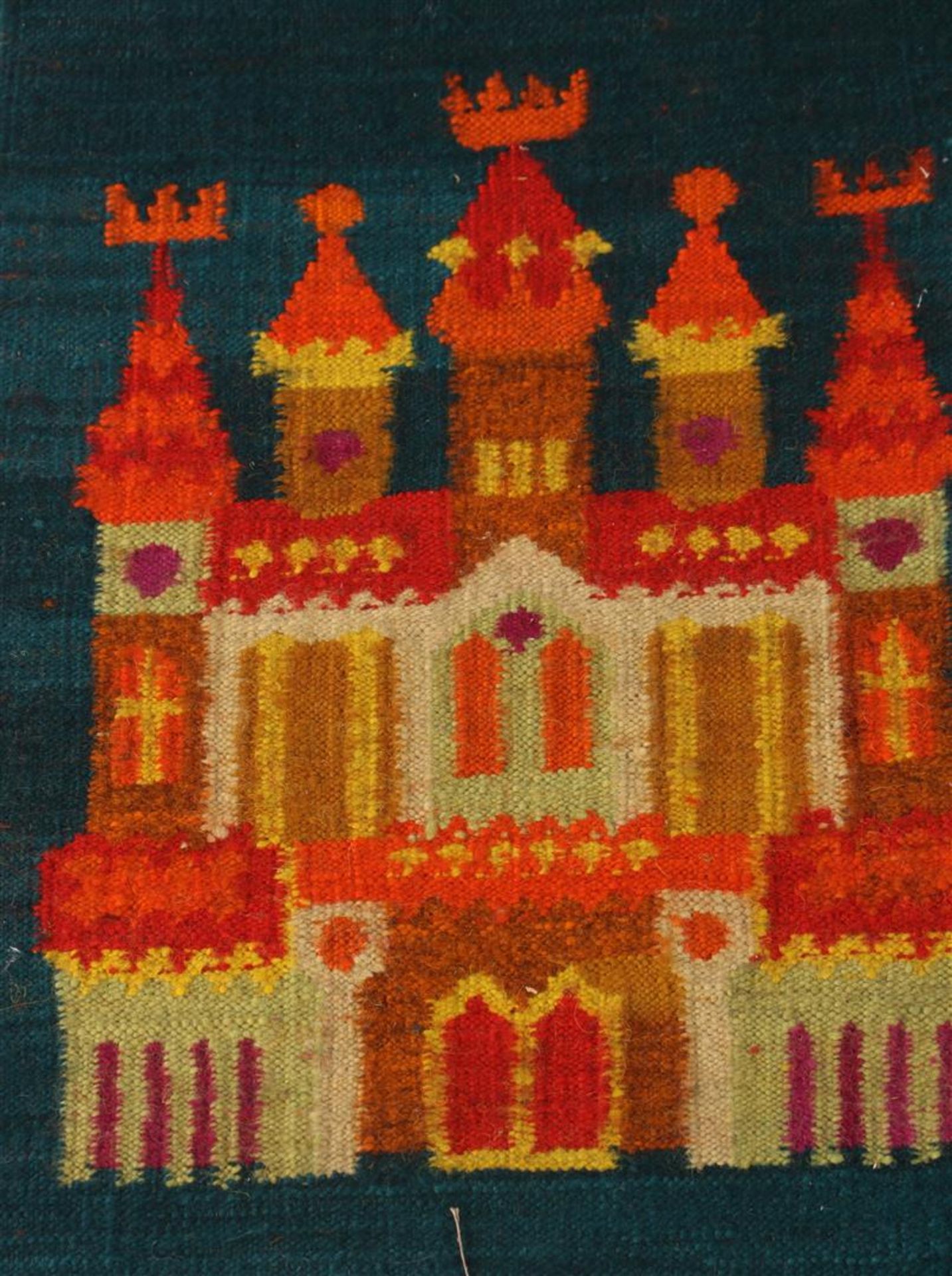 4 hand-knotted wool tapestries - Image 2 of 5