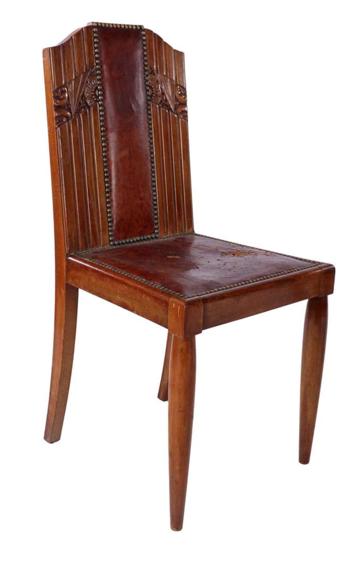 Walnut dining room chairs - Image 2 of 2