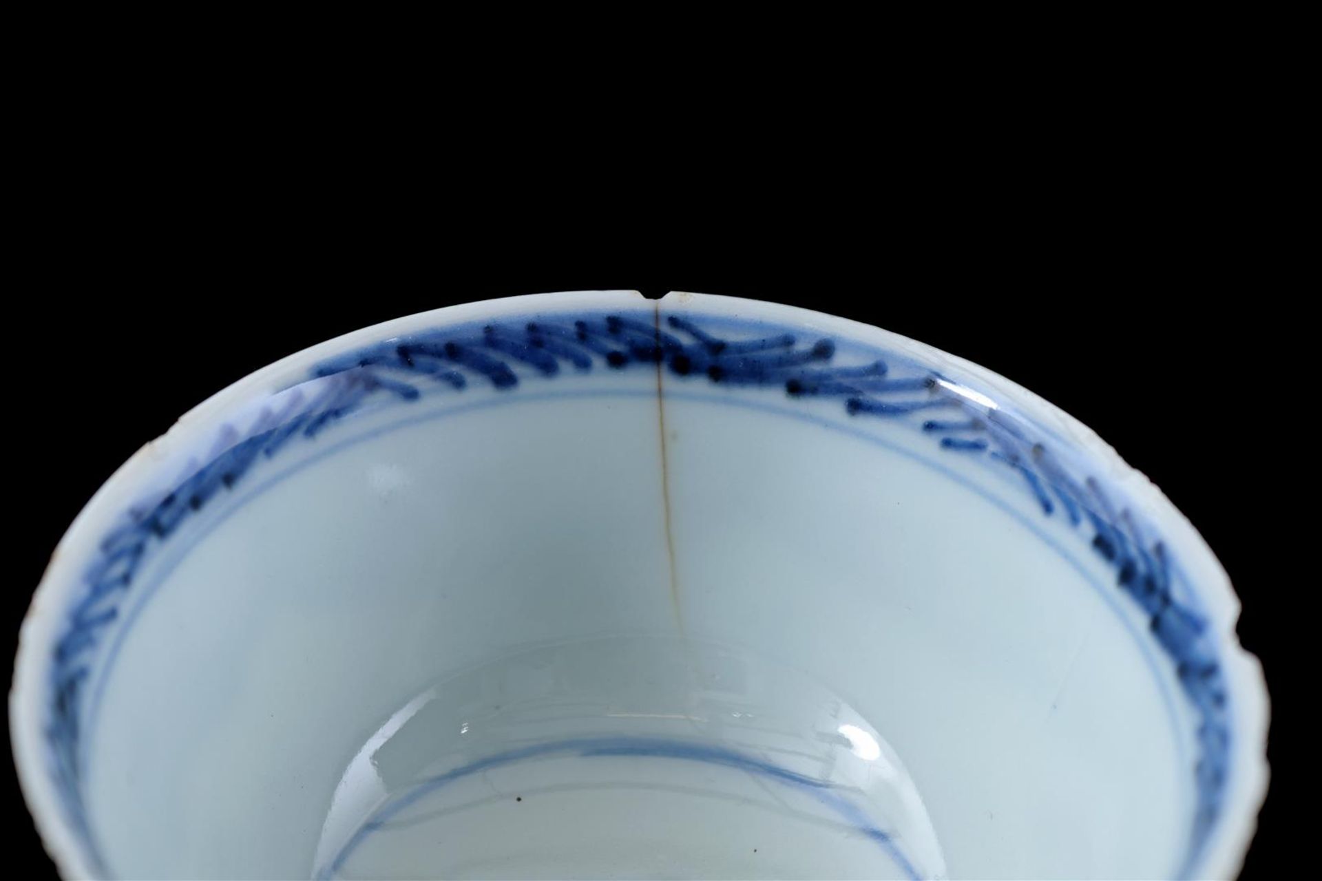 6 porcelain cups and saucers, Kangxi - Image 7 of 8