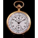 Pocket watch in gold case