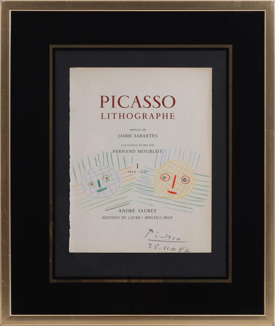 Title page for Picasso Lithographe