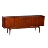 Teak veneer sideboard