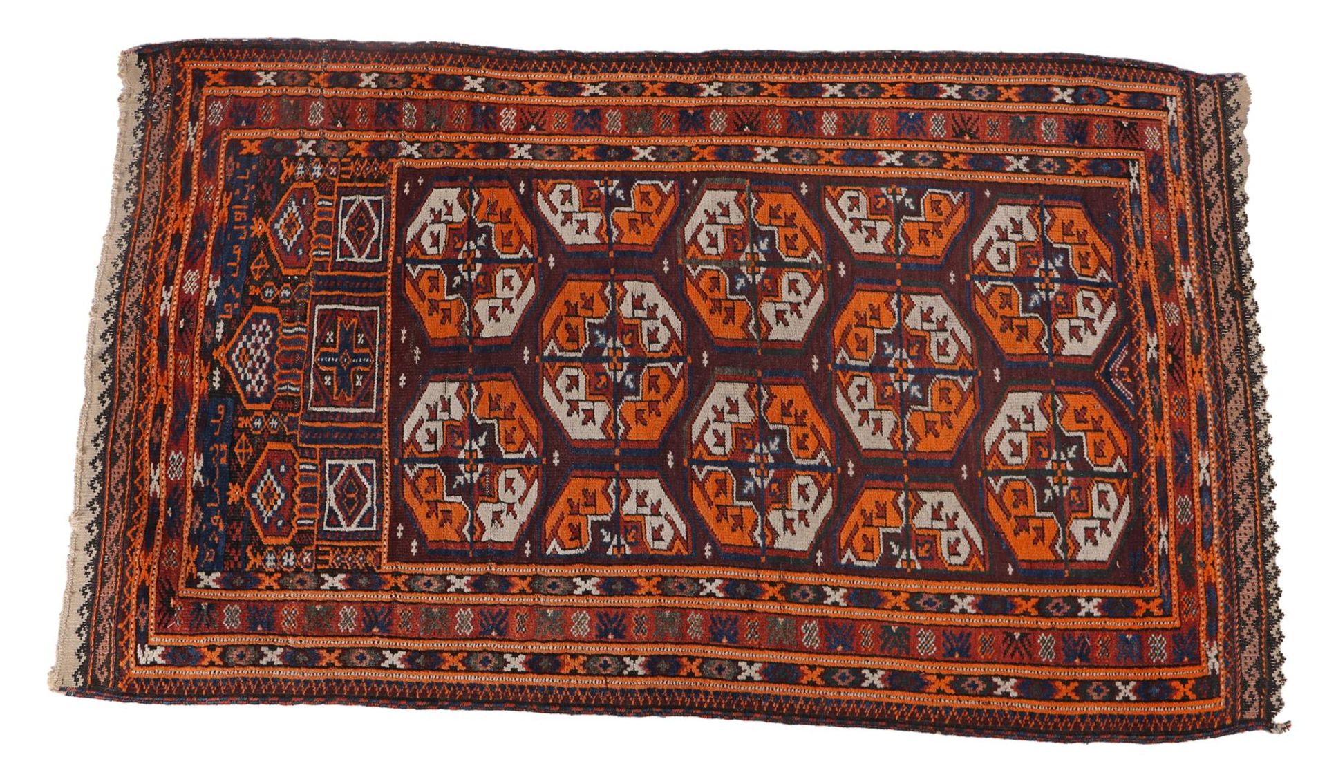 Hand-knotted oriental carpet, Afghan Belouch