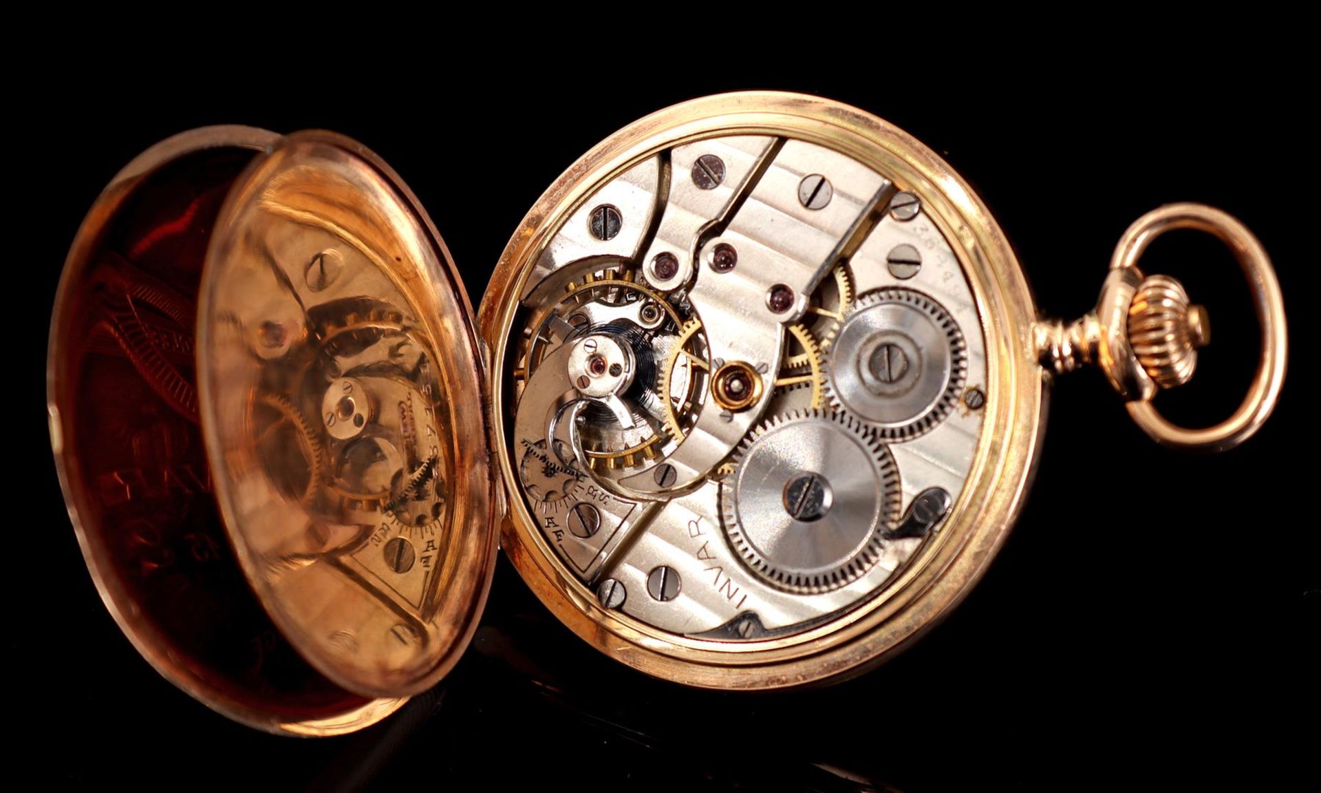 Invar Maurice Wolf pocket watch - Image 3 of 4