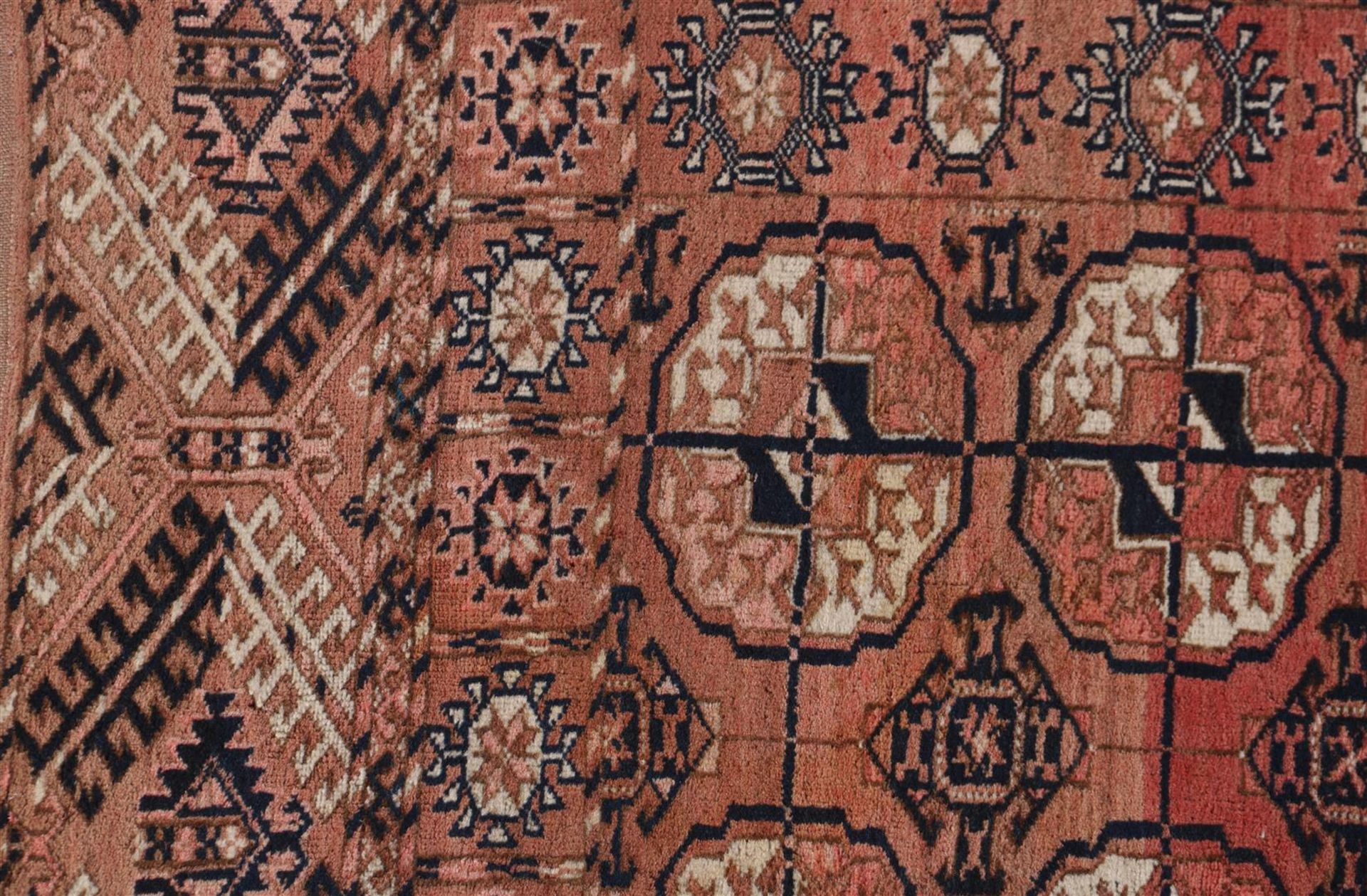 Hand-knotted oriental carpet, Turkaman - Image 3 of 4