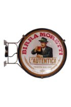 Advertising sign Birra Moretti