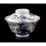 Porcelain lidded bowl, 19th