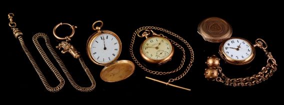 3 various pocket watches