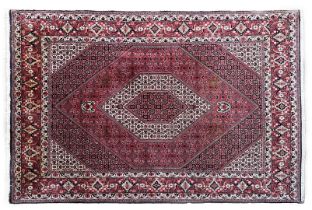 Hand-knotted wool carpet, Bidjar
