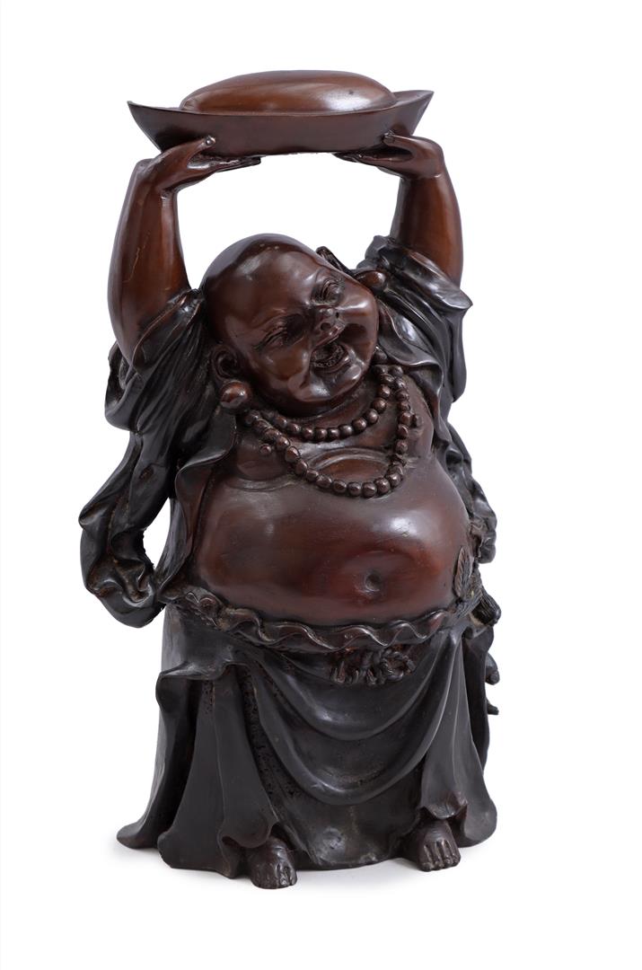 Bronze Happy Buddha statue