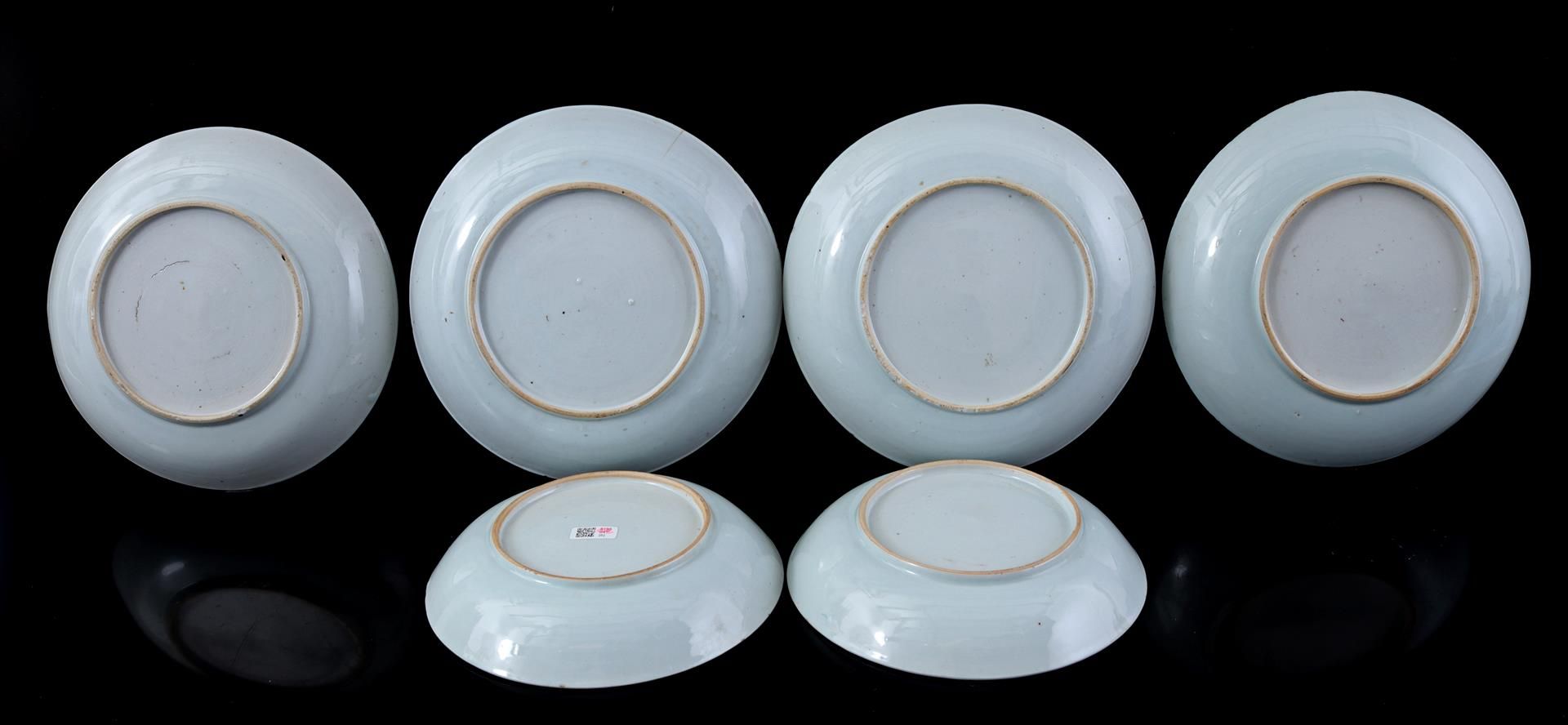 6 porcelain dishes, Qianlong - Bild 2 aus 4