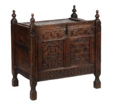 Chestnut wood chest