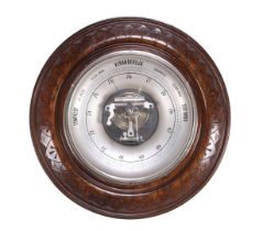 Round Dutch barometer