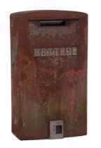 Metal letterbox