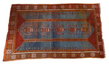 Hand-knotted oriental carpet, Rabat Marocco