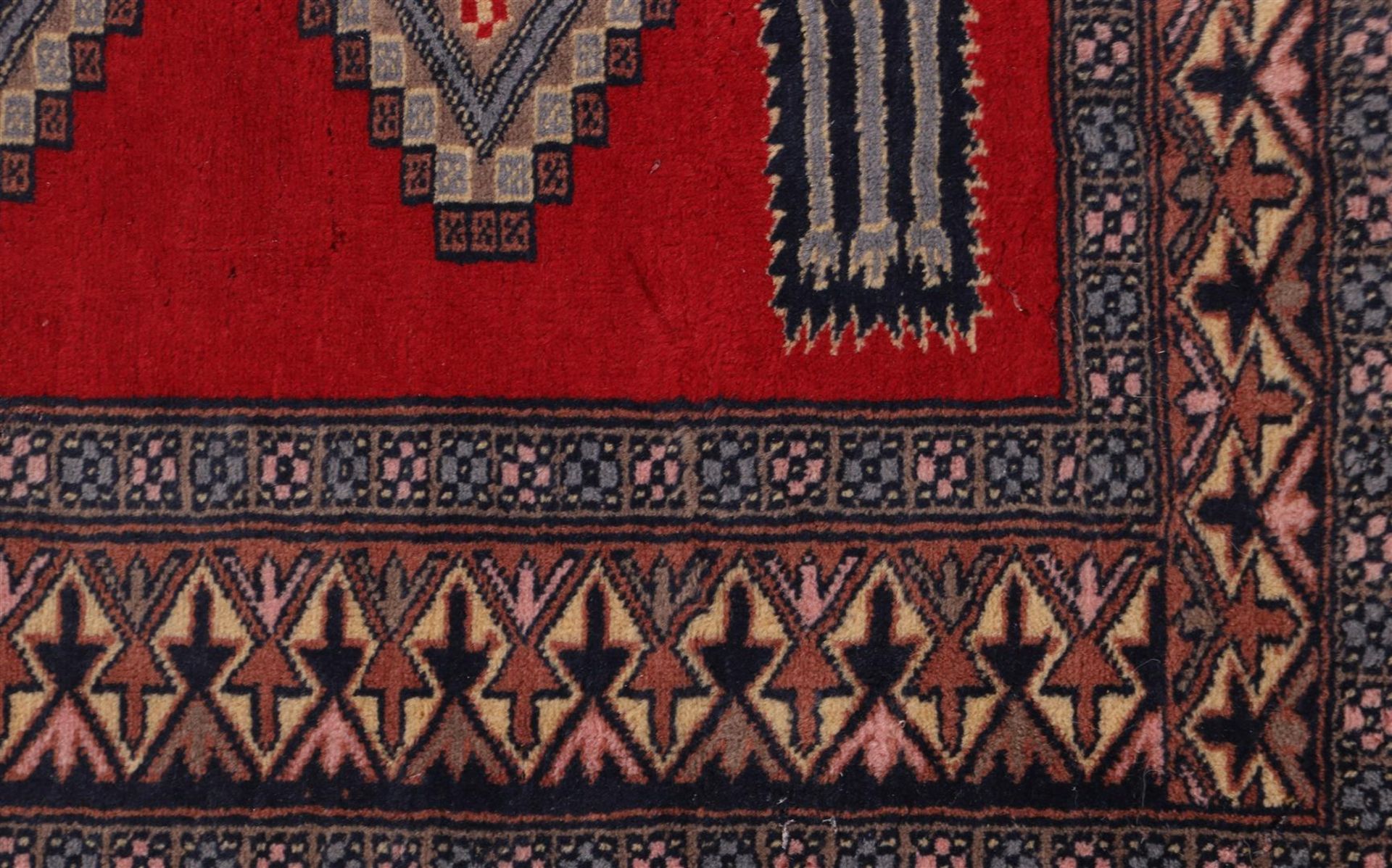 Hand-knotted oriental carpet, Turkaman - Image 3 of 4