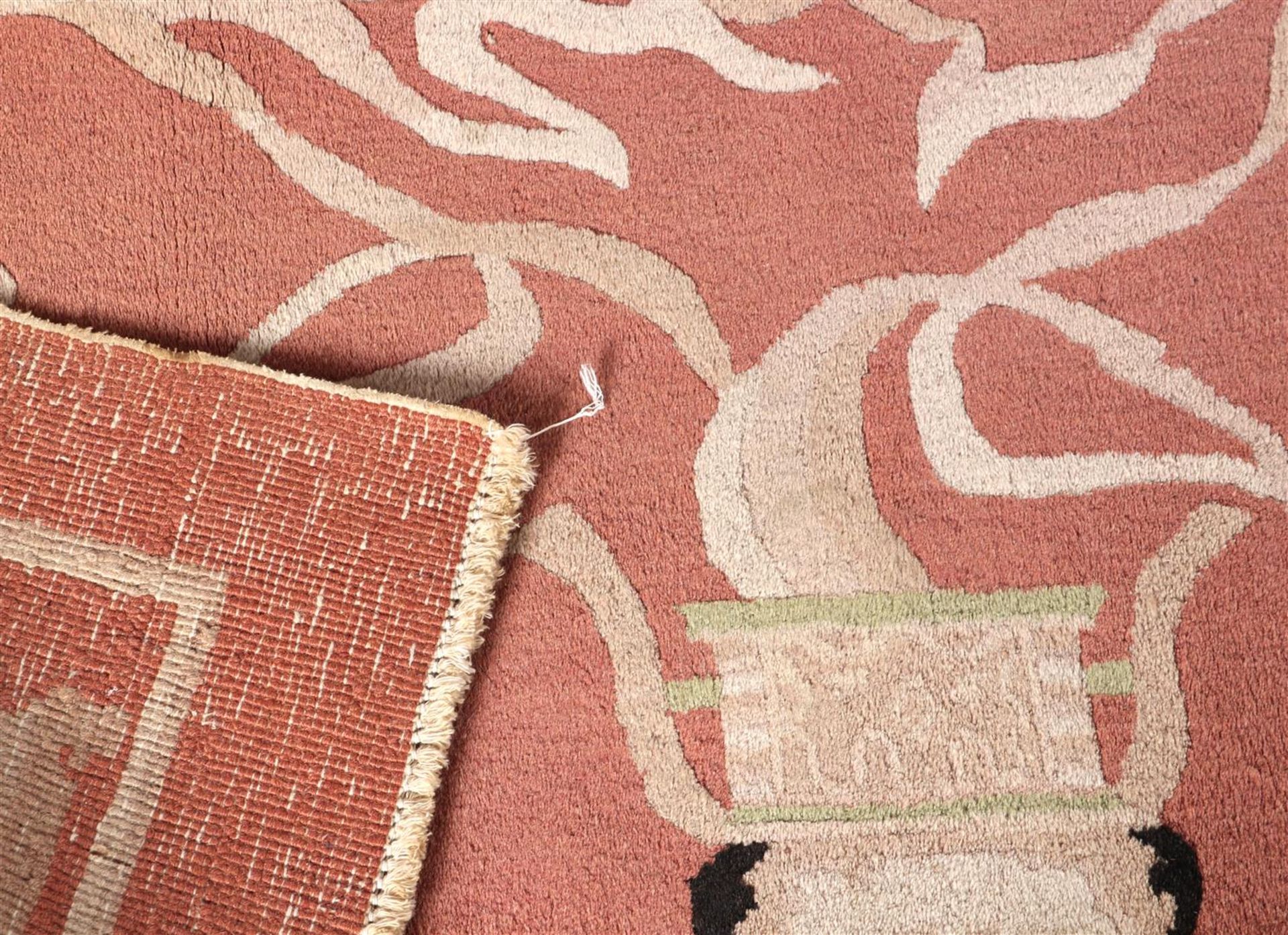 Hand-knotted wool carpet, China - Bild 3 aus 3