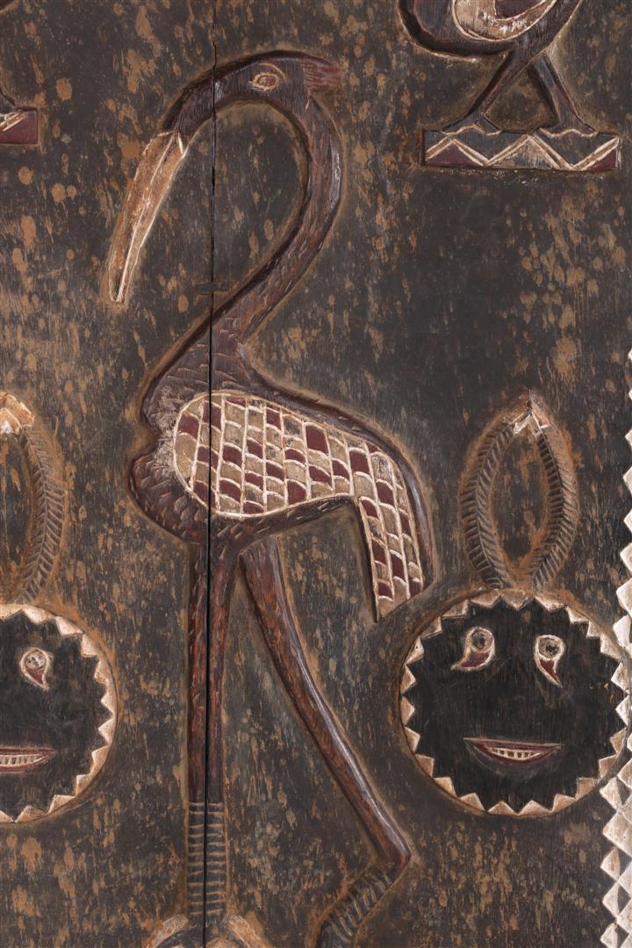 Wooden door, Mossi tribe, Baoule Ivory Coast - Image 2 of 3