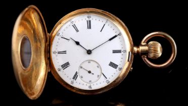 Pocket watch in gold case