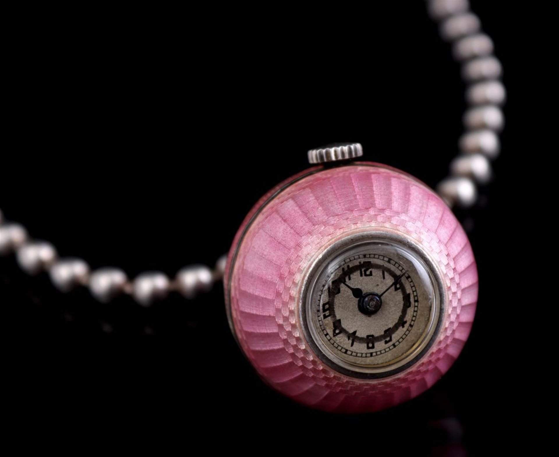 Spherical necklace watch