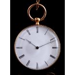 Pocket watch in gold case