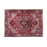Hand-knotted wool carpet, Heriz