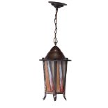 Copper hall lamp