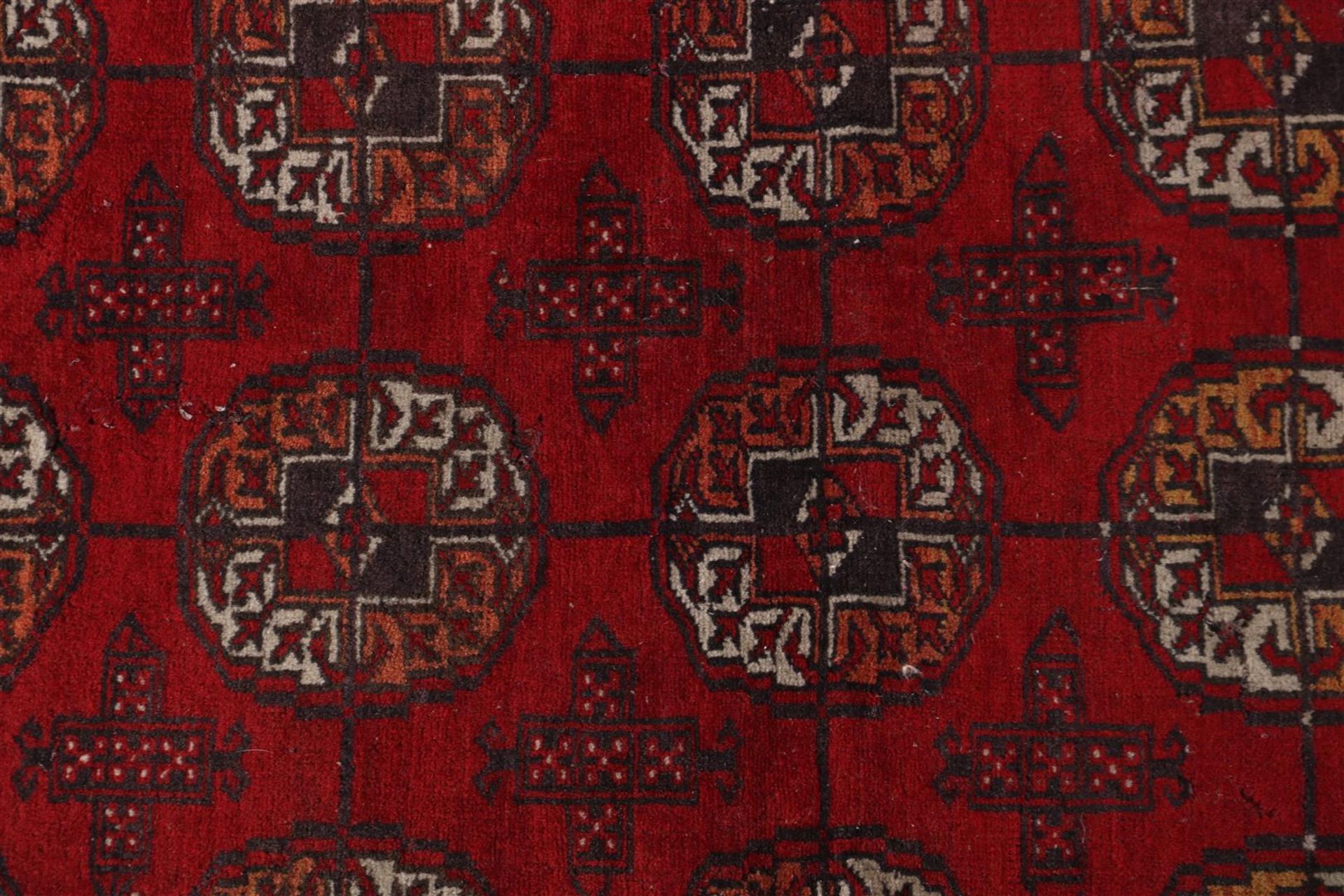 Hand-knotted oriental carpet, Turkaman - Image 2 of 4