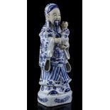 Porcelain statue of Fu Xing 