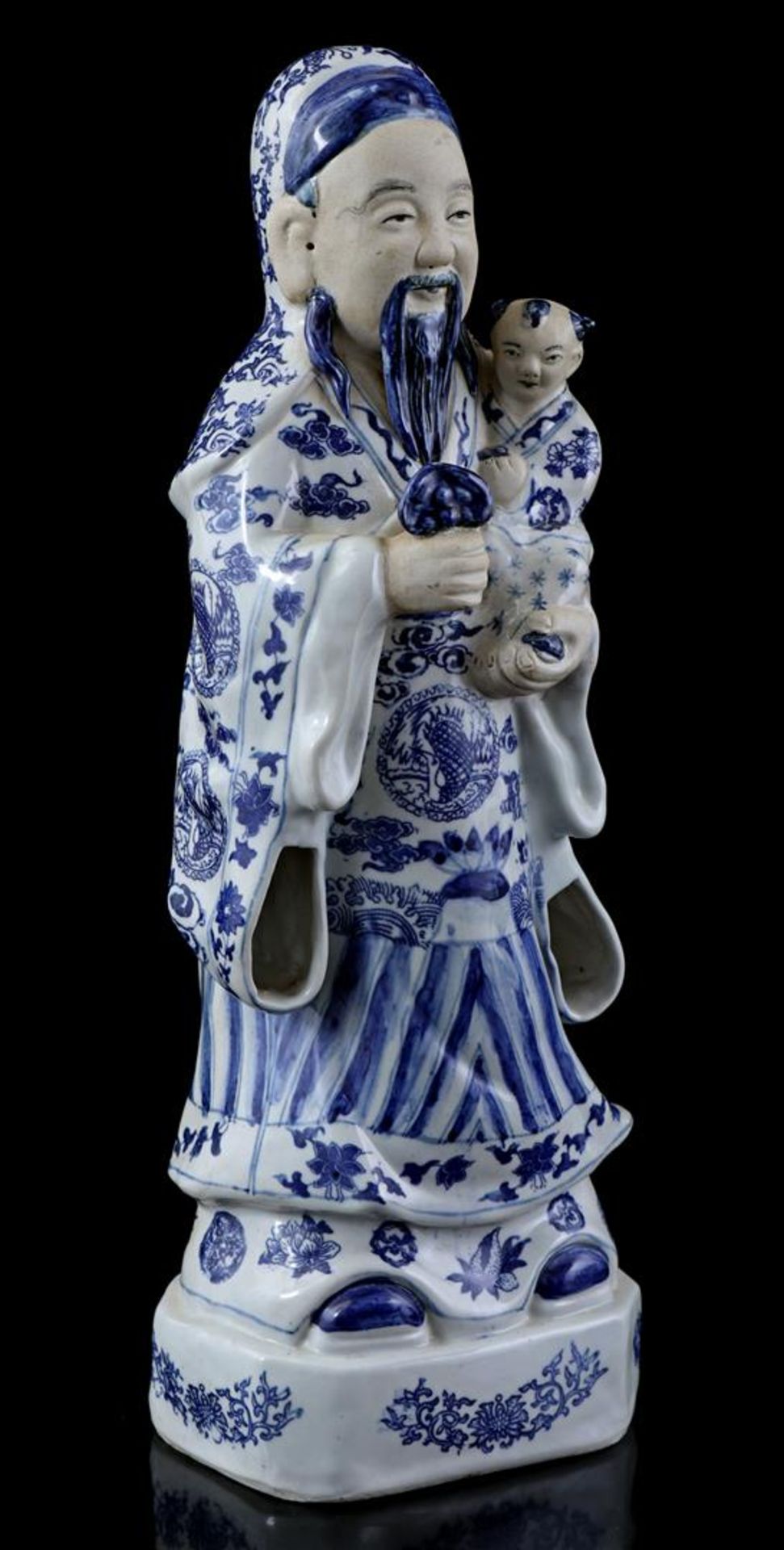 Porcelain statue of Fu Xing