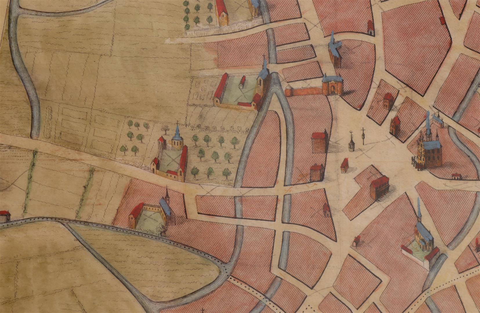 Colored map of Bois-Le-Duc - Image 2 of 4
